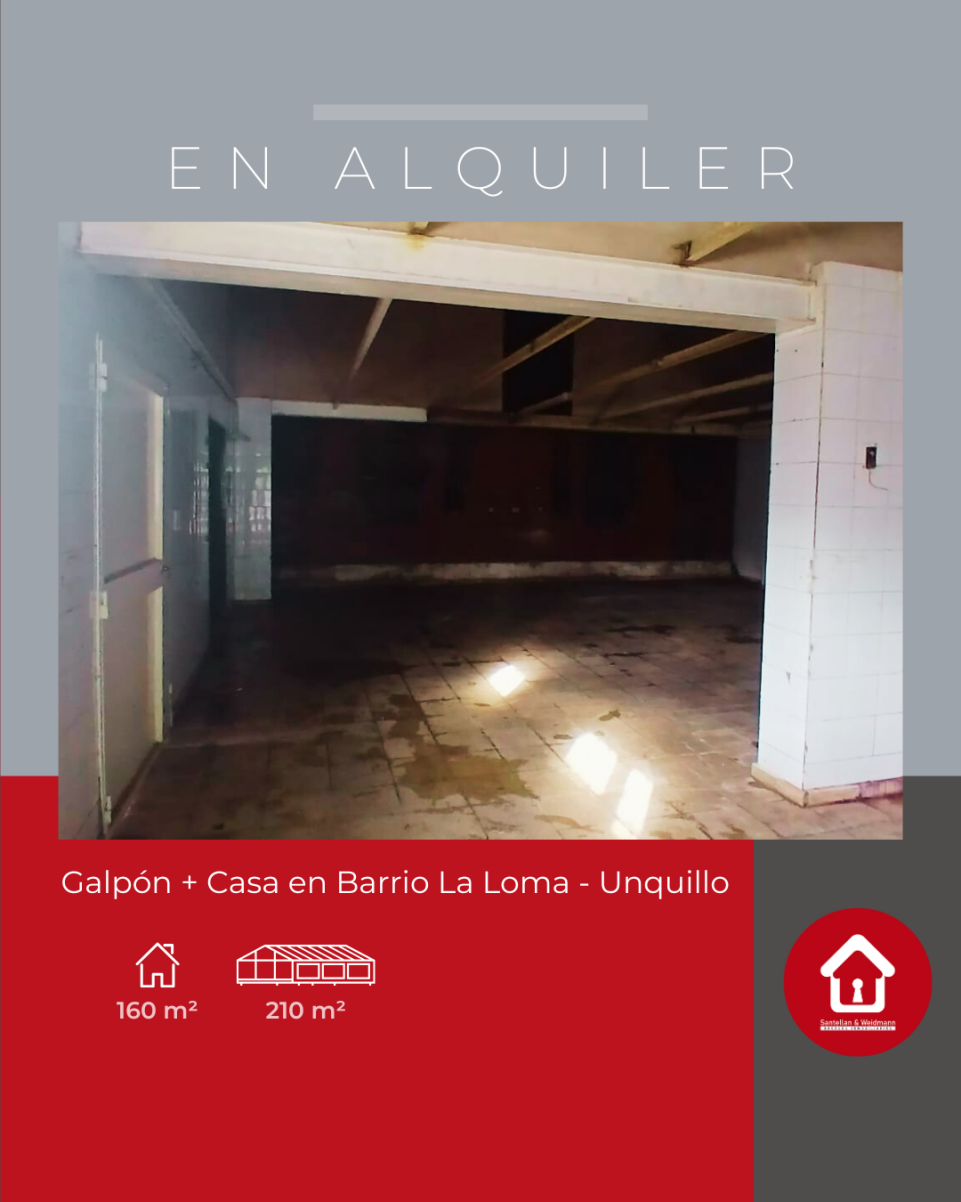 Galpón  Casa en Barrio La Loma - Unquillo