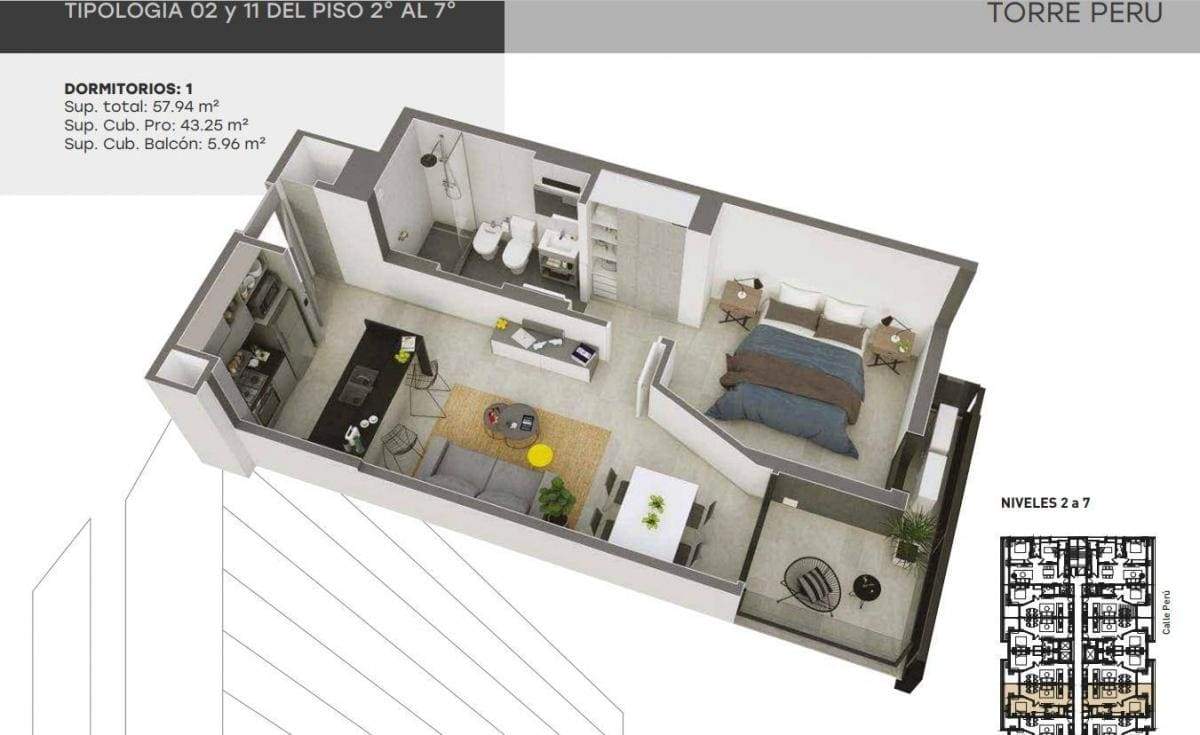 DEPARTAMENTO EN POZO DE 1, 2 Y 3 DORM. DISTRITO BETANIA - C AMENITIES