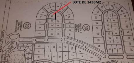 Terreno en venta en barrio privado Ayres del Golf, San Francisco  1436 m