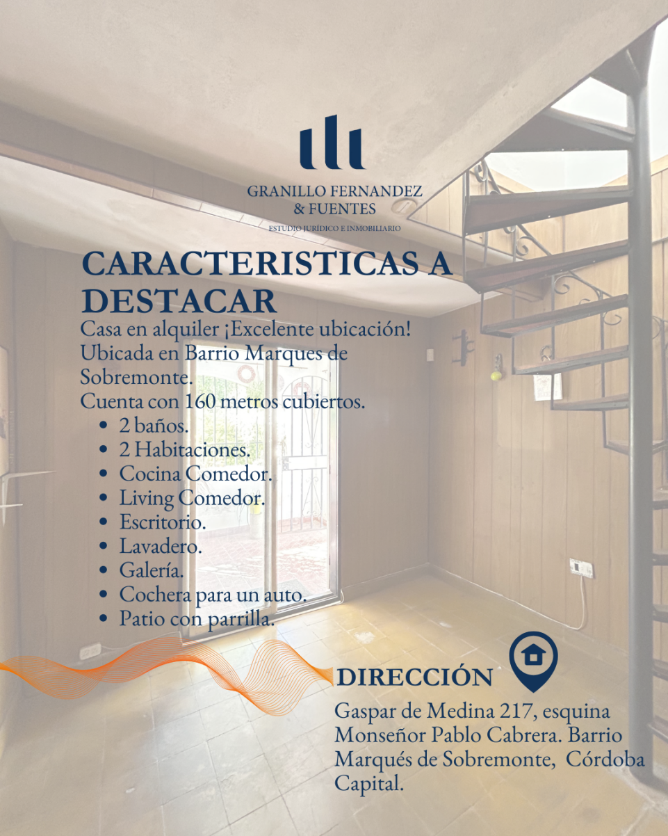 CASA EN ALQUILER EN BARRIO MARQUÉS DE SOBREMONTE