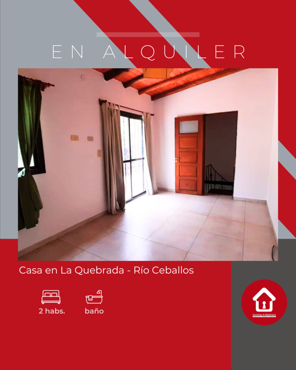 Casa en Alquiler en La Quebrada - Río Ceballos
