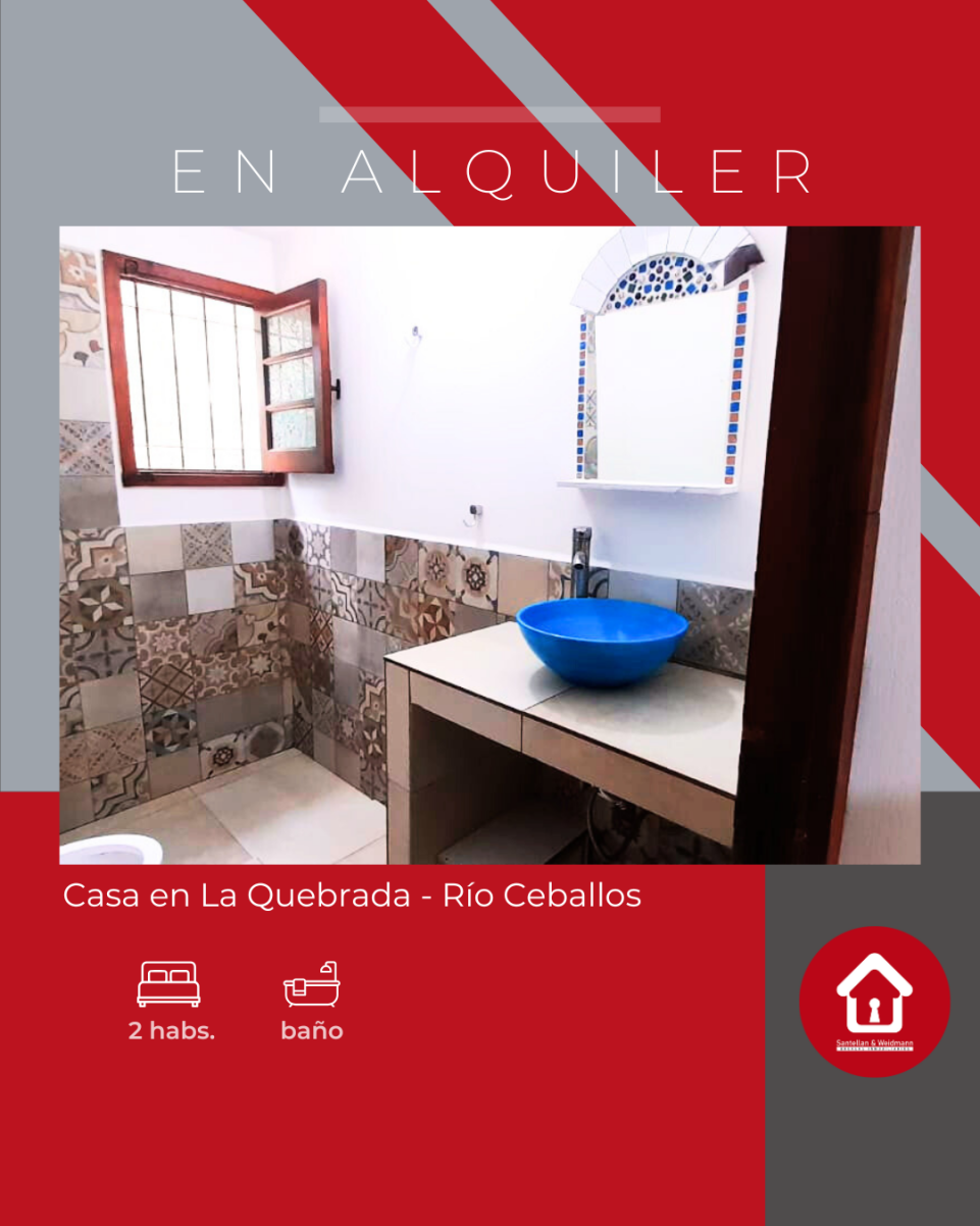 Casa en Alquiler en La Quebrada - Río Ceballos