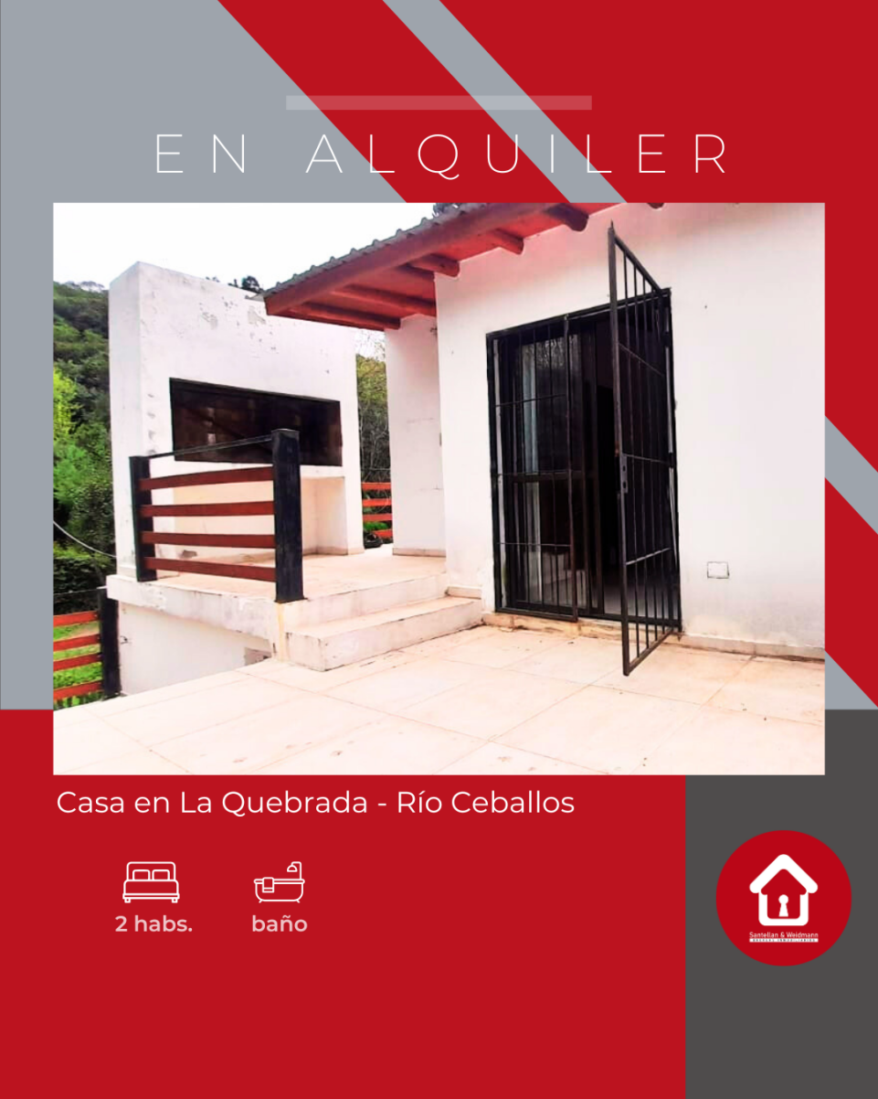 Casa en Alquiler en La Quebrada - Río Ceballos