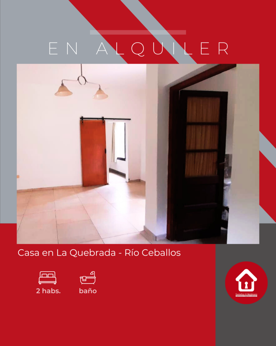 Casa en Alquiler en La Quebrada - Río Ceballos