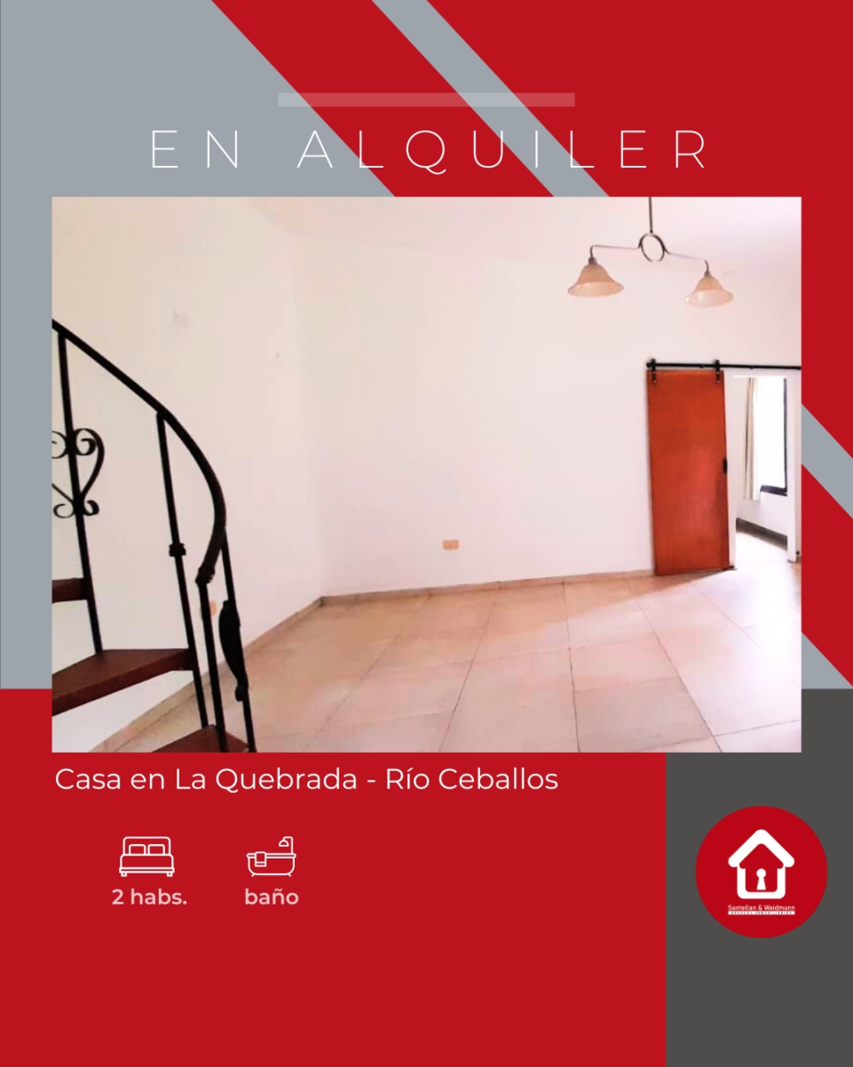 Casa en Alquiler en La Quebrada - Río Ceballos