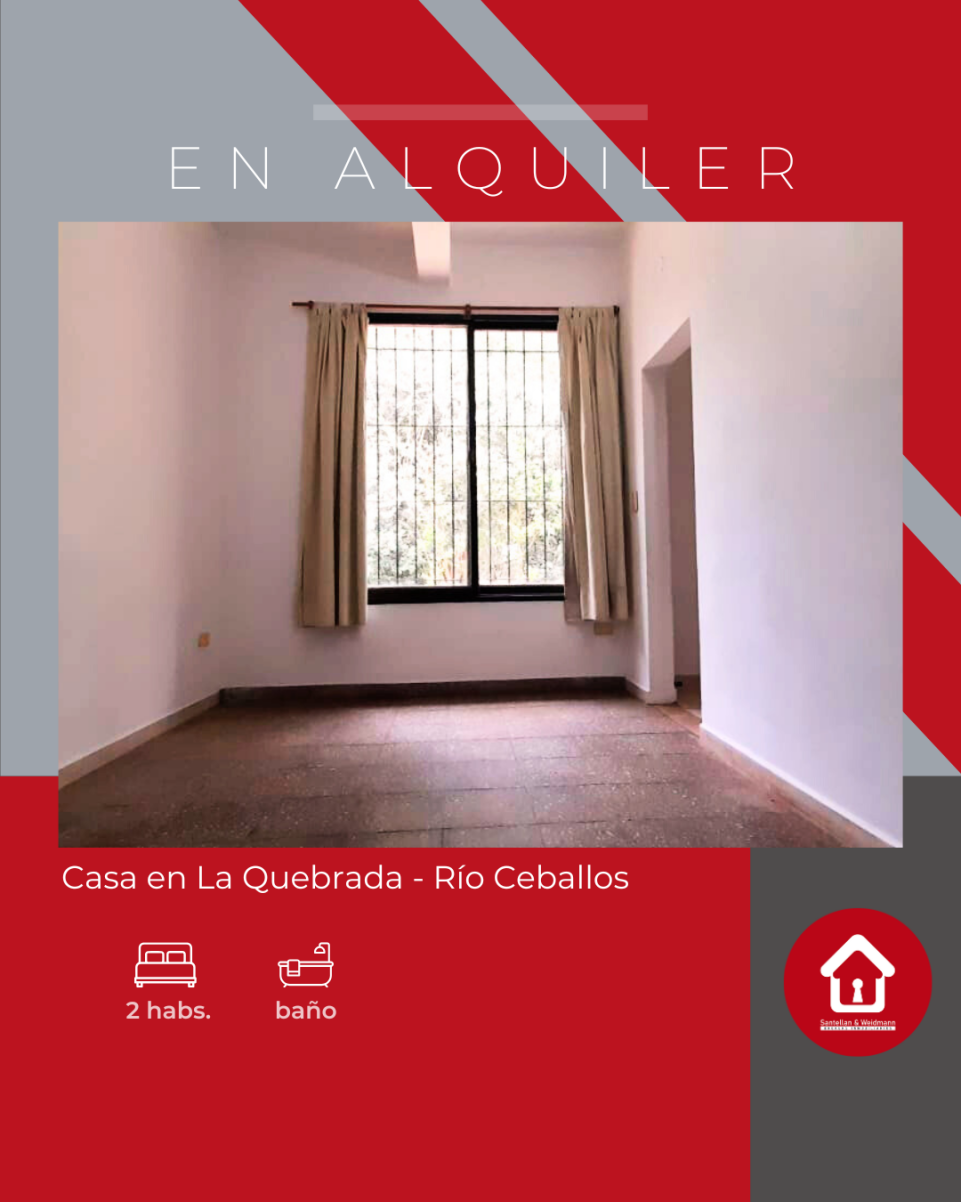 Casa en Alquiler en La Quebrada - Río Ceballos