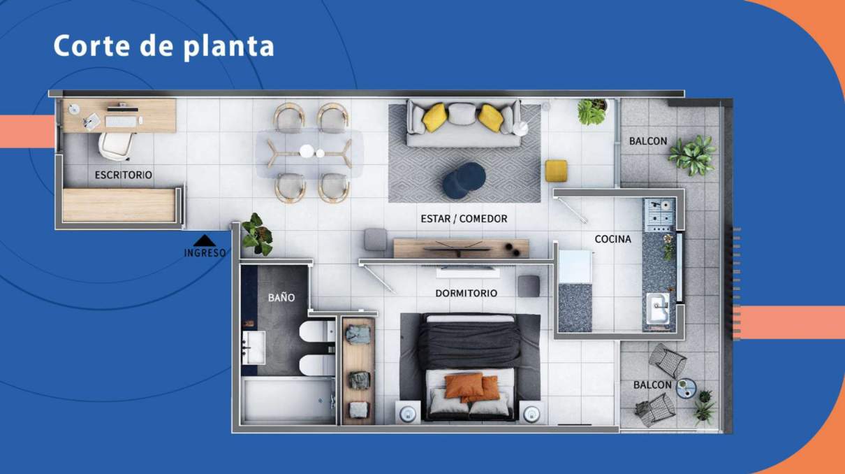 VENTA DEPTO 1 DORM Y MEDIO - NUEVA CORDOBA - ENTREGA JUNIO 2026