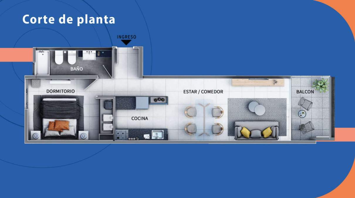 VENTA DEPTO 1 DORM - NUEVA CORDOBA - ENTREGA JUNIO 2026