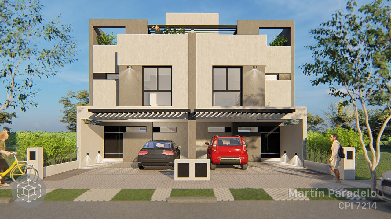 Duplex 3 dormitorios con pileta y terraza en Quebradas de Manantiales