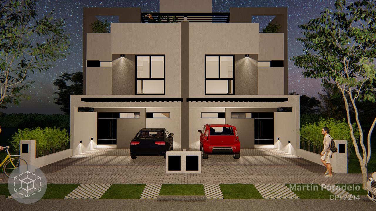 Duplex 3 dormitorios con pileta y terraza en Quebradas de Manantiales