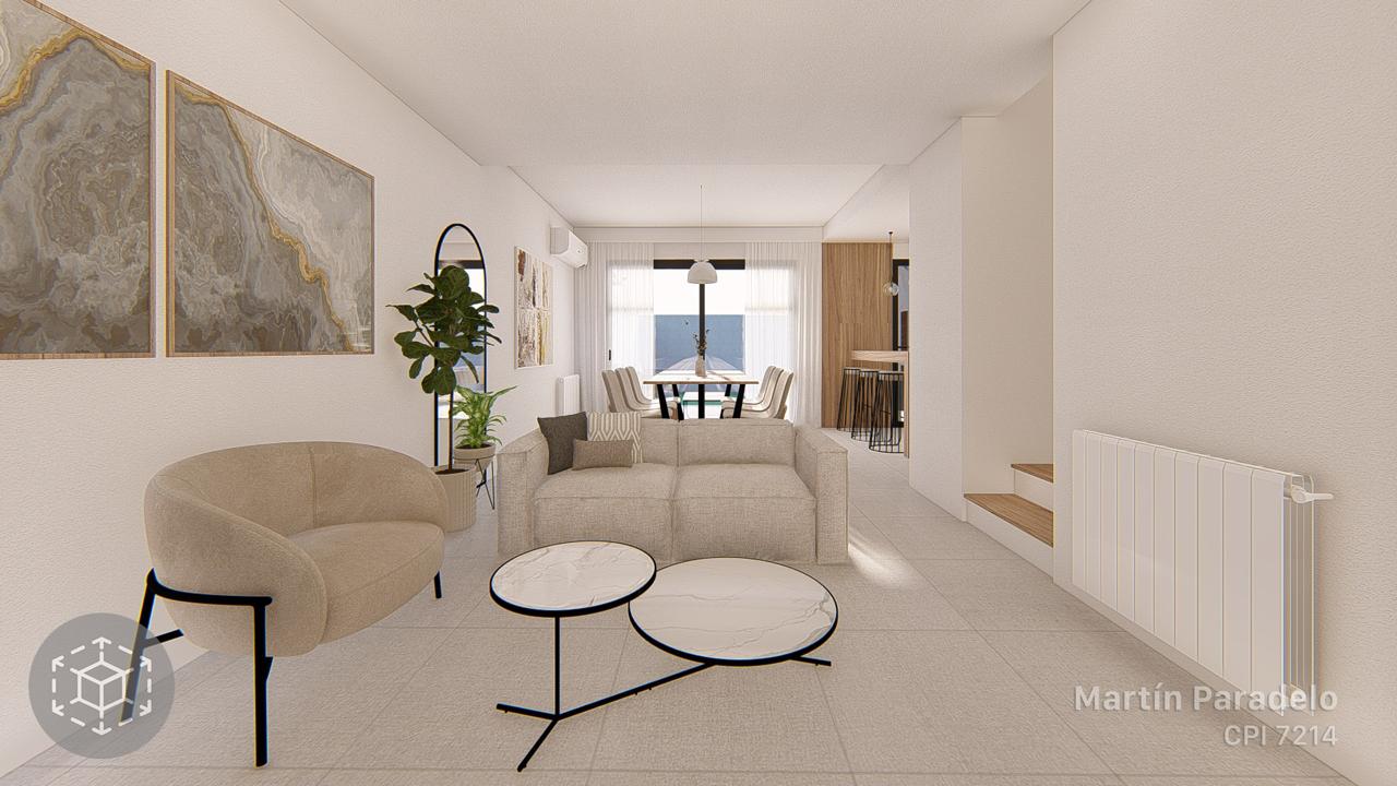 Duplex 3 dormitorios con pileta y terraza en Quebradas de Manantiales