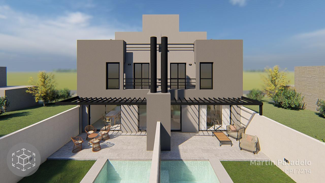 Duplex 3 dormitorios con pileta y terraza en Quebradas de Manantiales