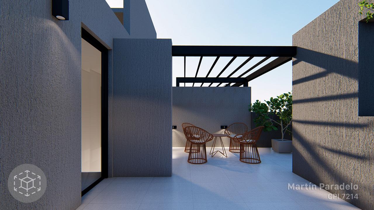 Duplex 3 dormitorios con pileta y terraza en Quebradas de Manantiales