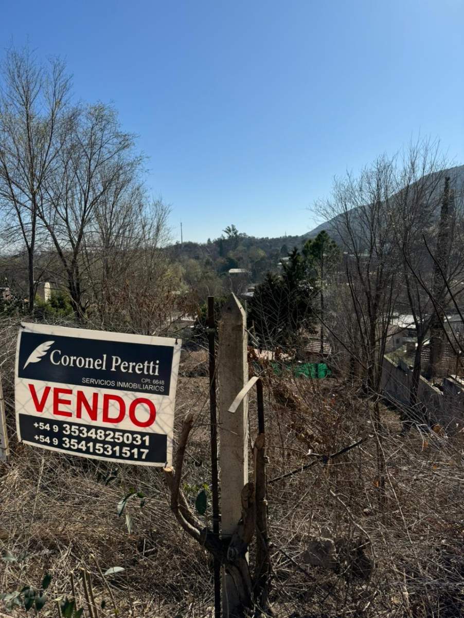 HERMOSO LOTE EN VENTA UBICADO EN VILLA CARLOS PAZ - NEGOCIABLE