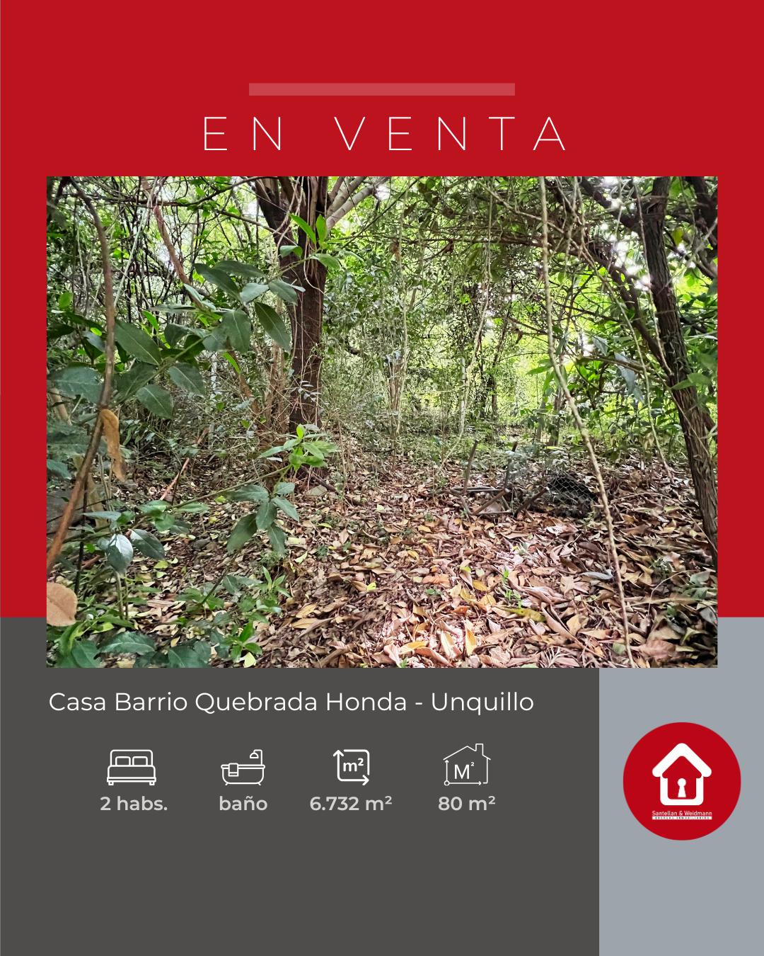 Casa ubicada en Barrio Quebrada Honda - Unquillo