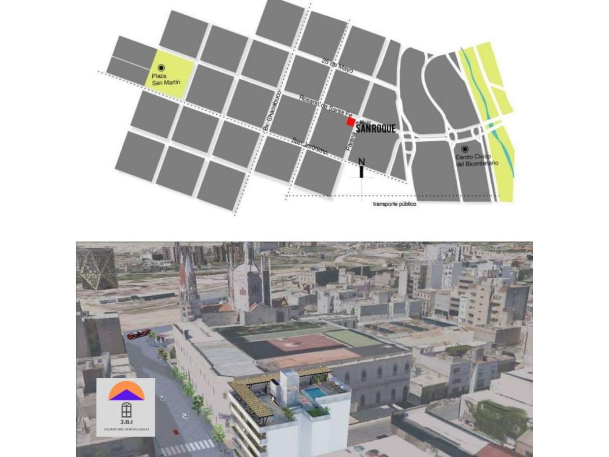 Departamento en Venta Un Dormitorio Centro edificio San Roque