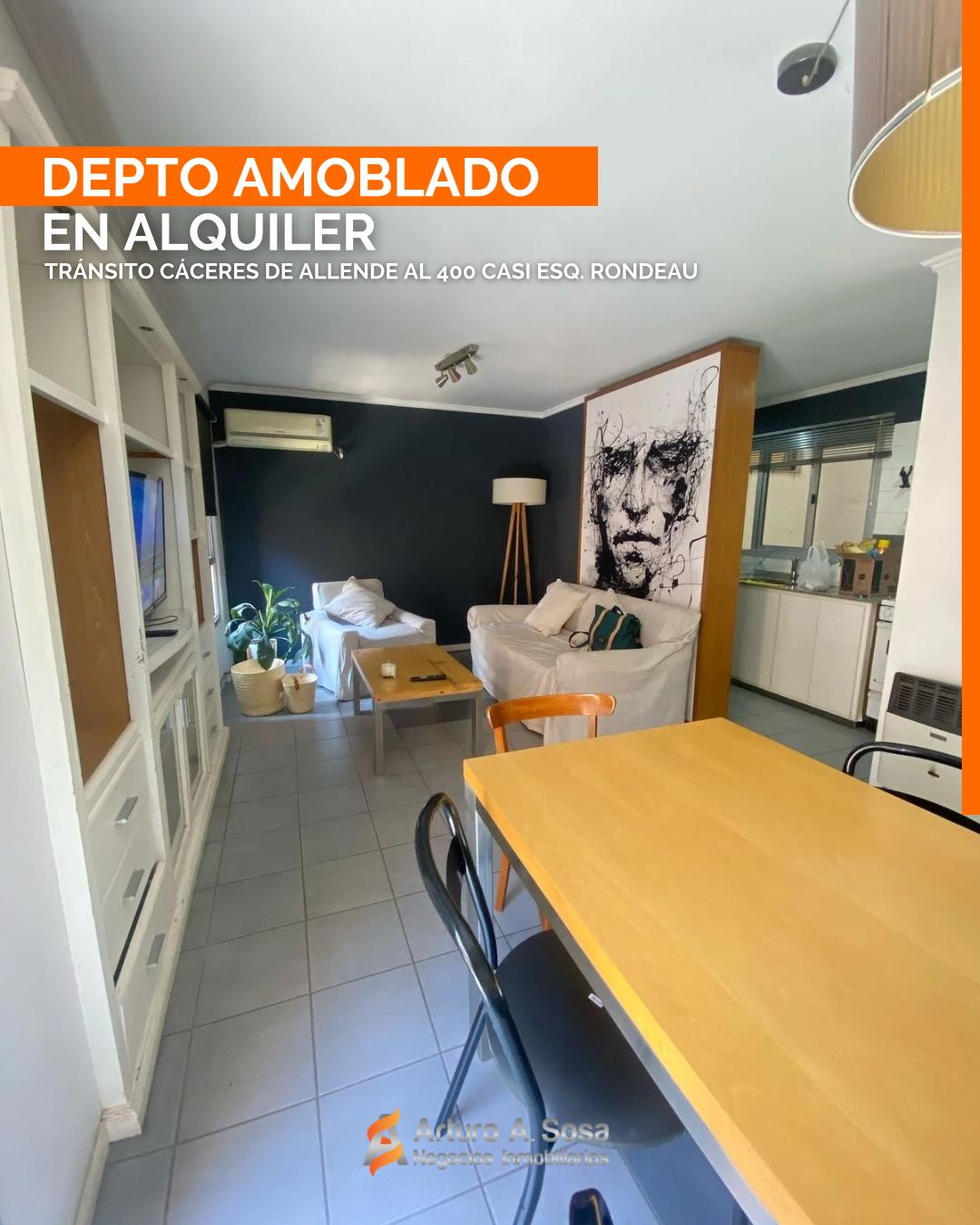 DEPARTAMENTO AMOBLADDO  EN  VENTA  2 DORMITORIS