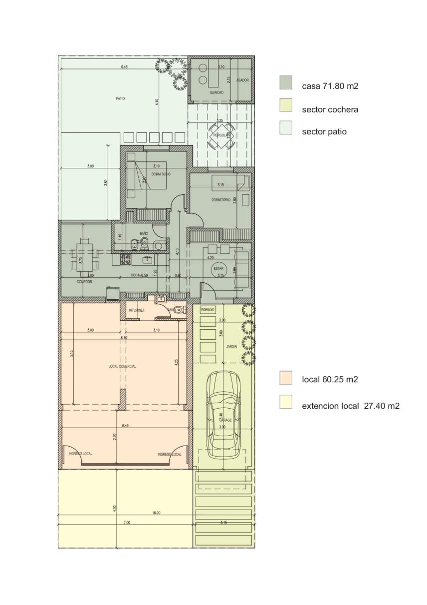 LOCAL ALQUILER POETA LUGONES 60 mts2 a estrenar calle D. Garat 3070