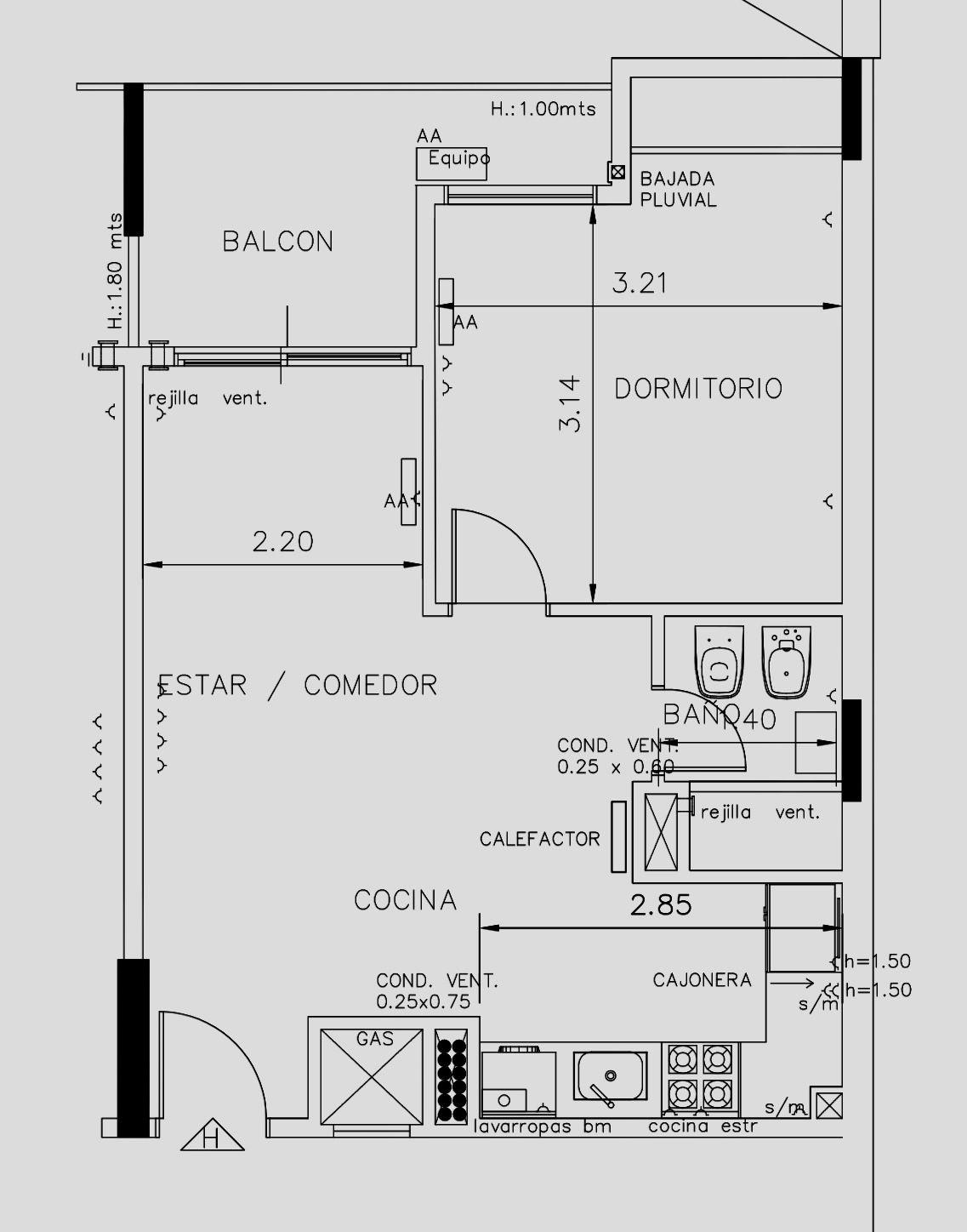 Departamento 1 Dormitorio a Estrenar con Cochera en Guemes Nueva Córdoba
