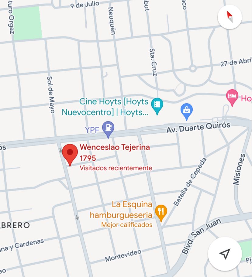 DEPTO EN ALQUILER 1 DORM Y BALCON A UNA CUADRA DE LA DUARTE QUIROS