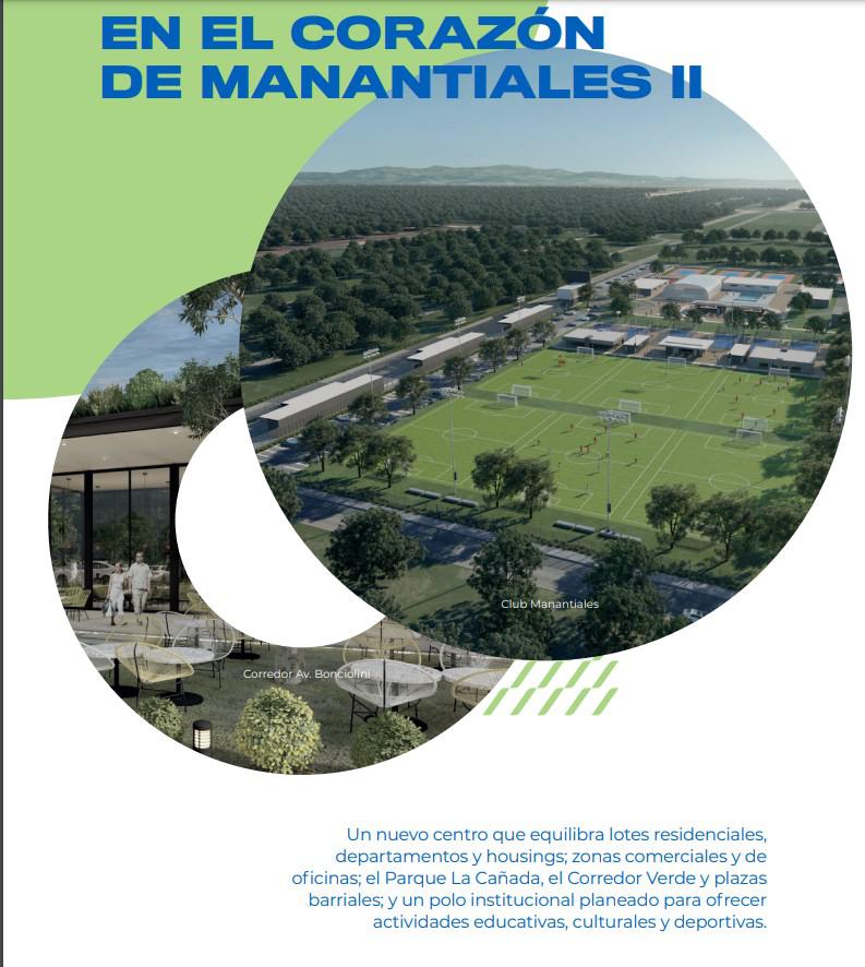 LOTE EN VENTA ABRAS DE MANANTIALES 250 M2