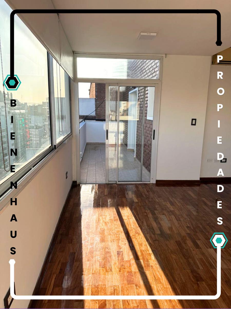 1 dormitorio Nueva Córdoba - balcón - piso alto