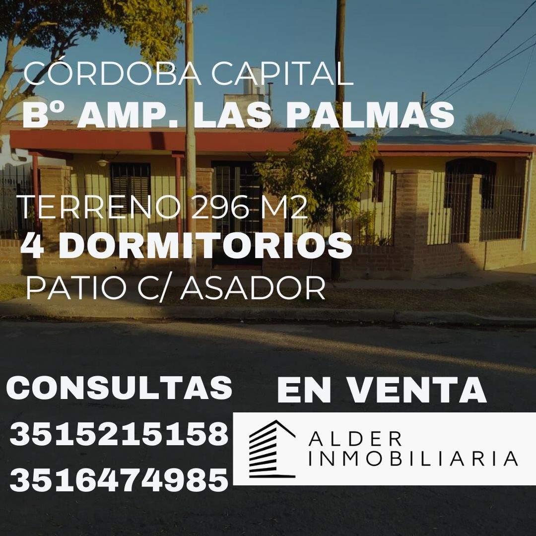 Casa en ventaen barrio Amp.Las palmas