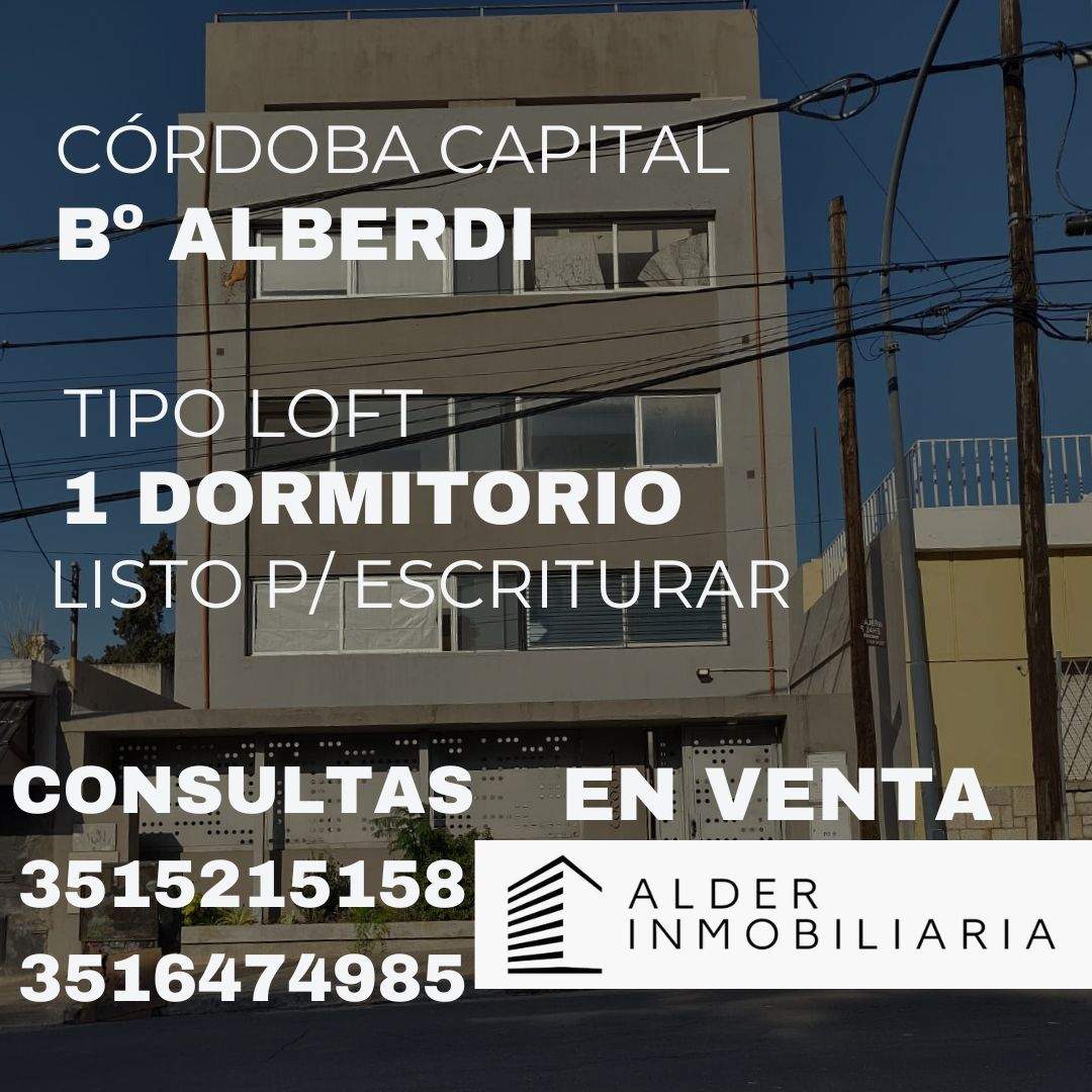 Departamento en venta barrio Alberdi,