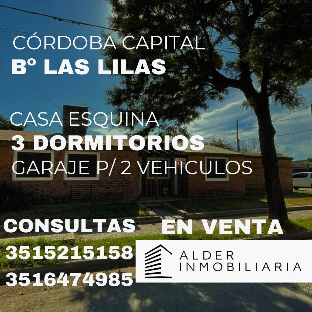Casa esquina a la venta barrio las Lilas