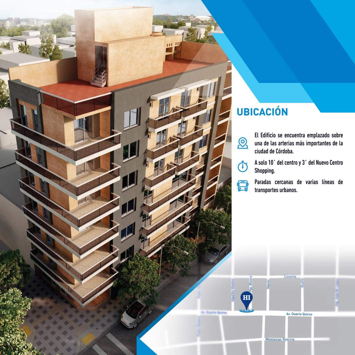 EXC DEPTO EN ALTO ALBERDI - 2 DORM Y 2 BAÑ