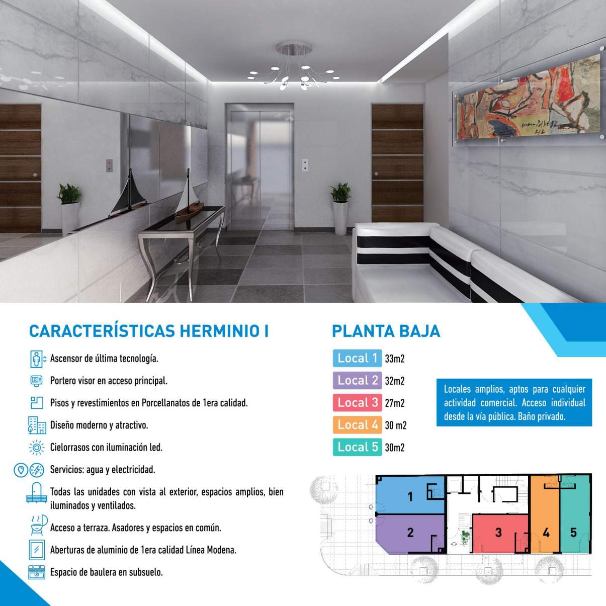 EXC DEPTO EN ALTO ALBERDI - 2 DORM Y 2 BAÑ