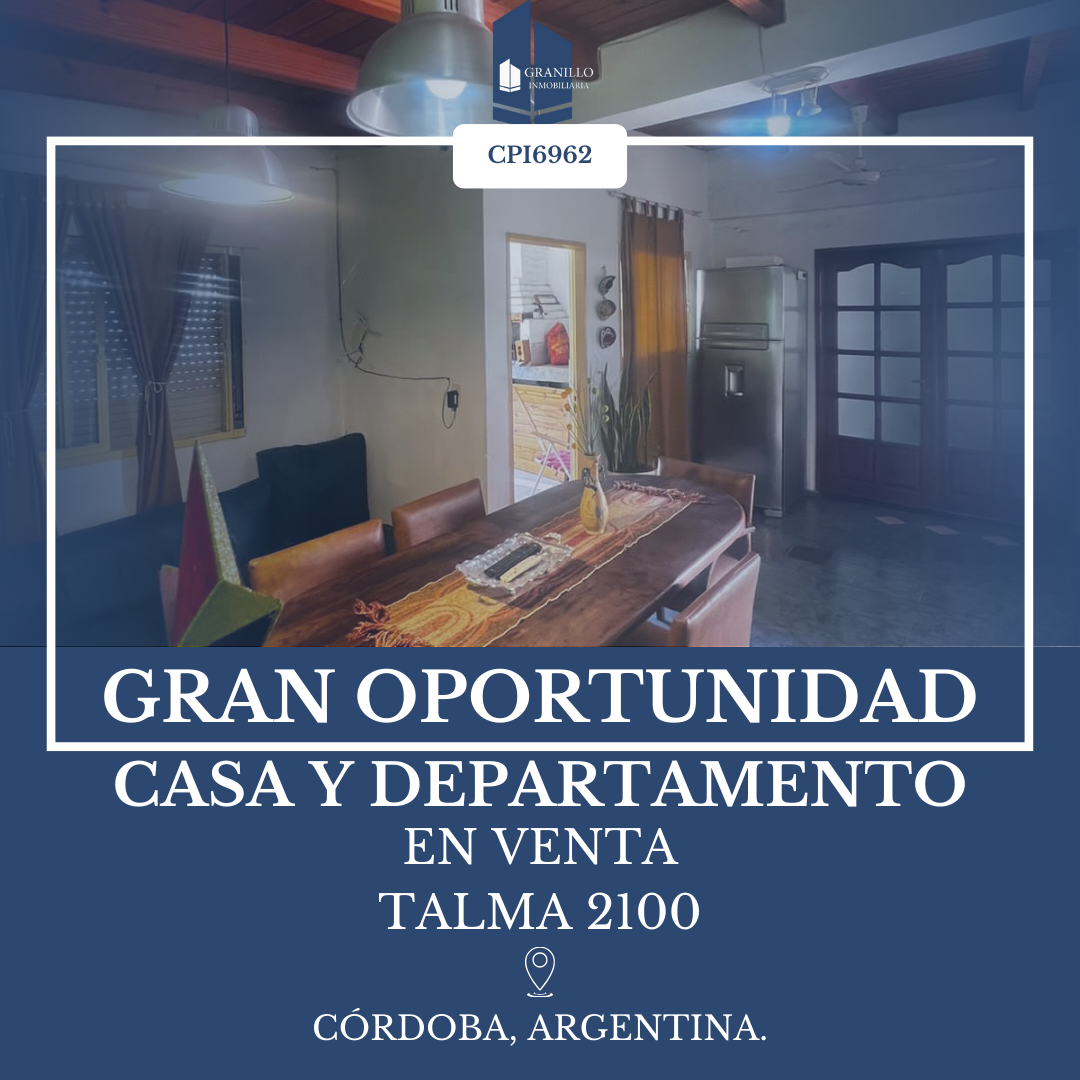 SE VENDE CASA Y DEPARTAMENTO EN CÓRDOBA