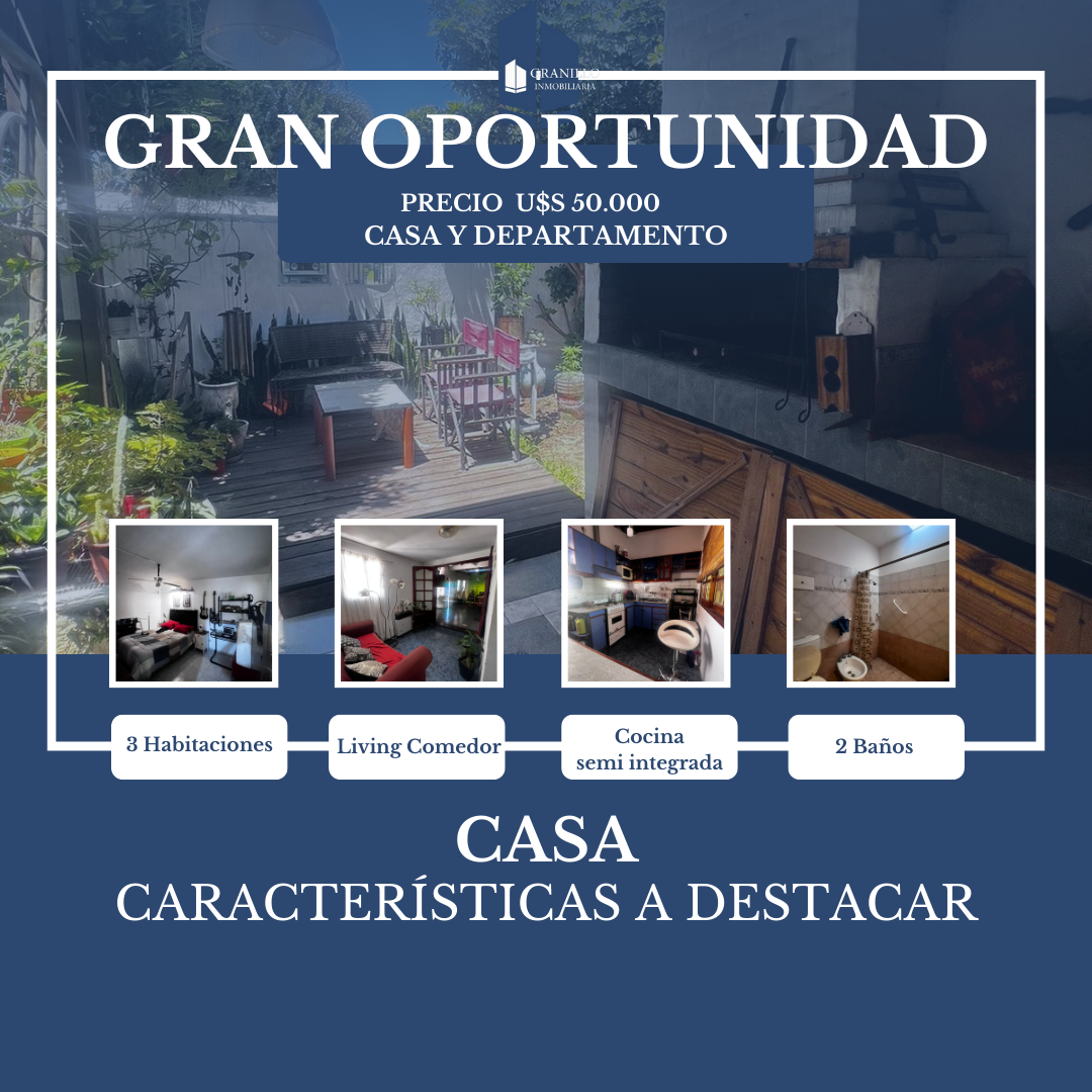 SE VENDE CASA Y DEPARTAMENTO EN CÓRDOBA
